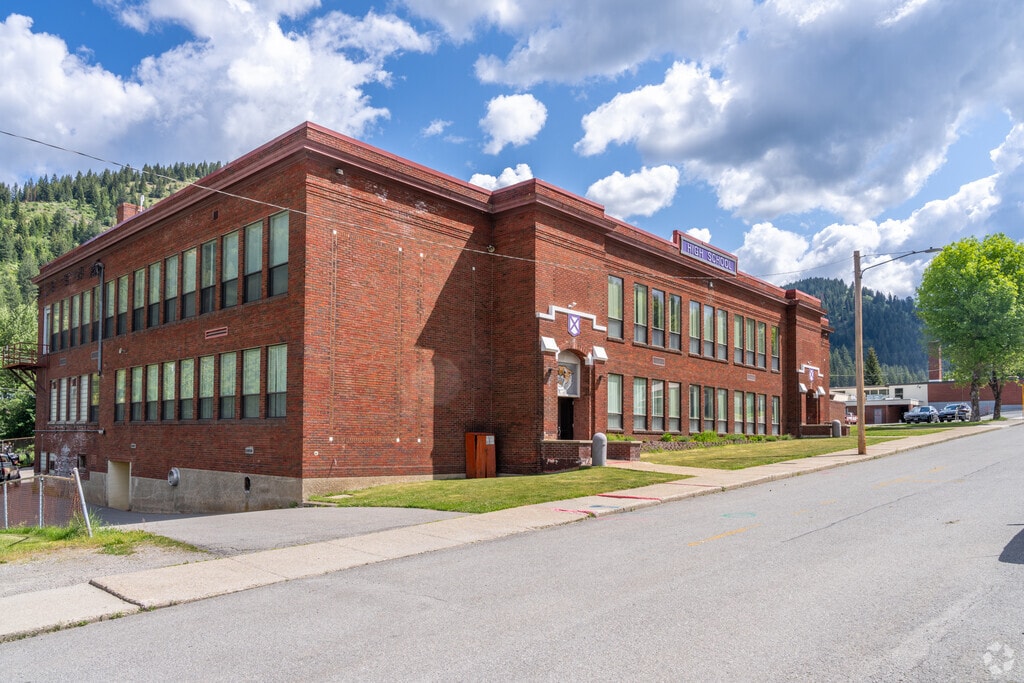Mullen High School is located a couple blocks from downtown.
