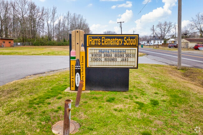 Harris Elementary School serves its local community and its students.