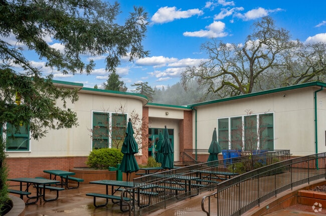 Ross Elementary School courtyard.