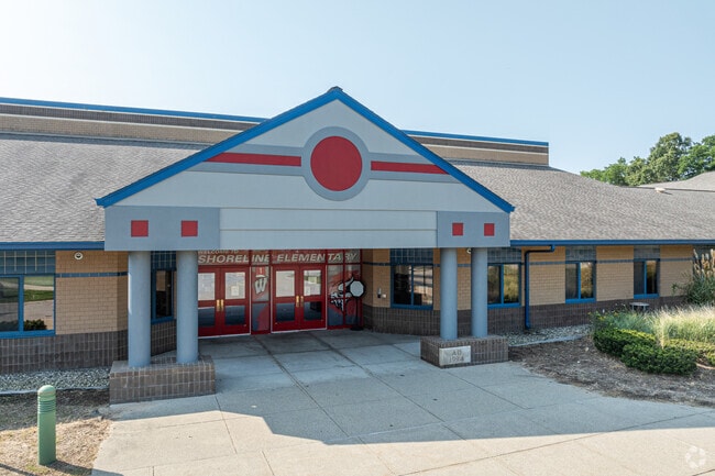 Shoreline Elementary School is located in Whitehall, Michigan.