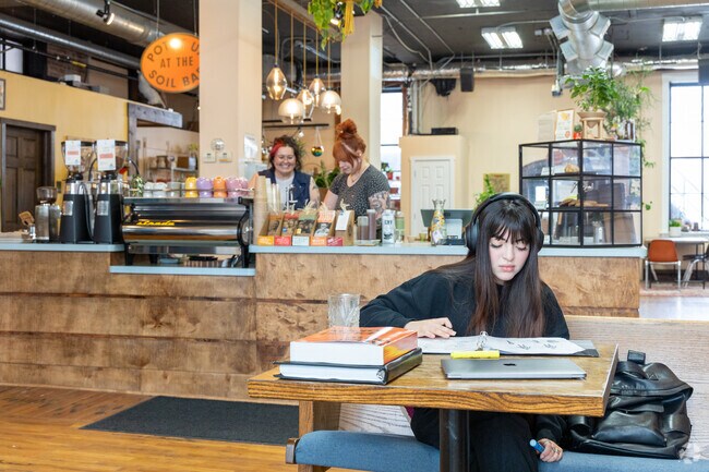 Columbus Park residents unwind with a perfect brew at Bad Seed Coffee & Supply.