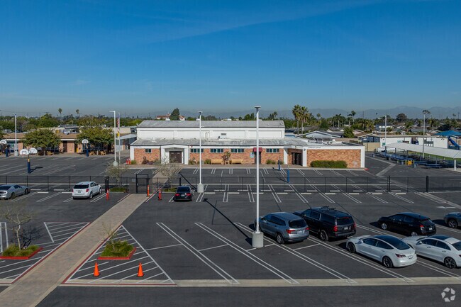 Elevated view of St. Simon And St. Jude Elementary School.