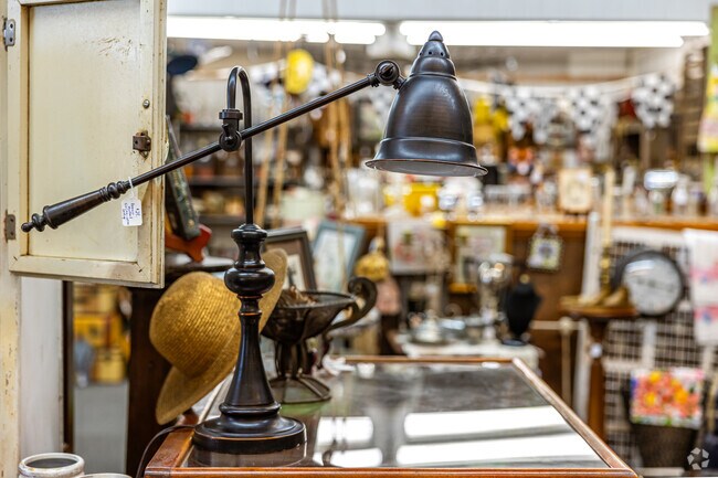 Elsie Bell’s Antiques Mall features vendor booths with vintage finds east of Rock Creek.