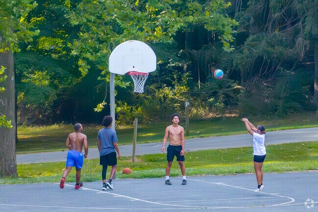 Numerous sport courts are scattered throughout the sprawling Lancaster County Central Park.
