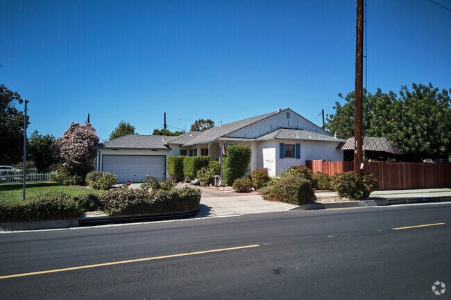 A typical single-family home showcases the suburban charm found throughout the Reseda community.