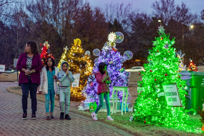 Decatur comes alive during the holidays.