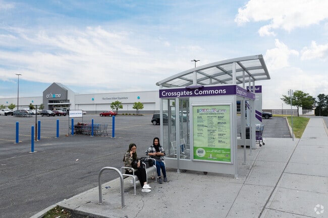 CDTA bus stops throughout Dunes make it easy to travel around the Capital District.