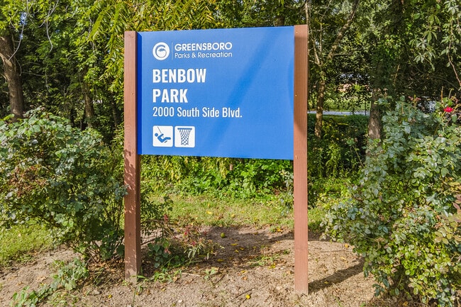 Benbow park sign.