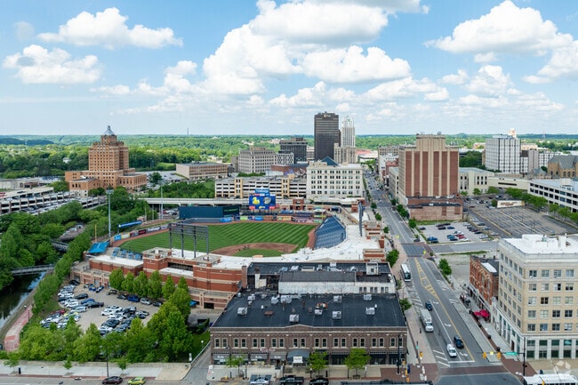 Goodyear Heights provides easy access for its residents to downtown Akron.
