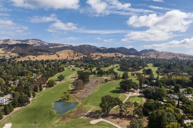 Golfers enjoy a clear day at Diablo Country Club, a serene course nestled in the Diablo Range foothills.