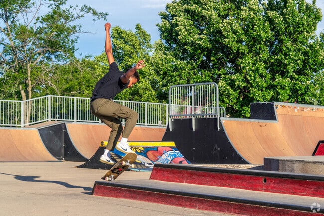 Clow Creek residents love to skate at Frontier Park's Skate Facility.