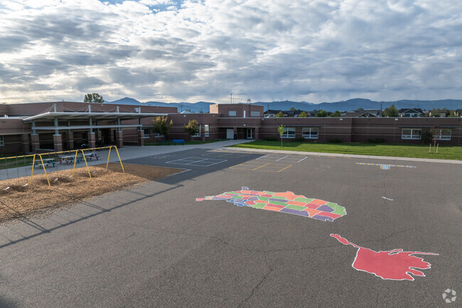 Meadowlark Elementary has a great play area for students.