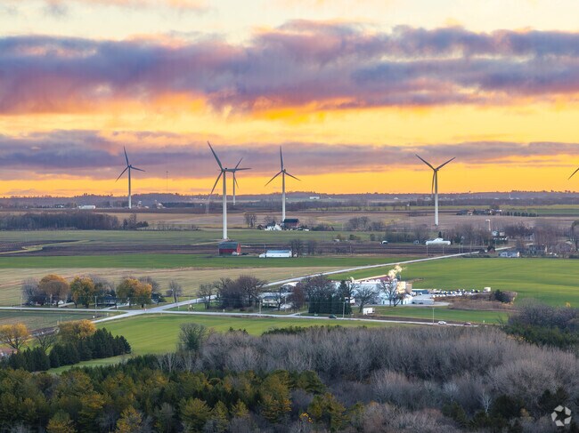 A fantastic view of the countryside can be had from the tower at Columbia Park.