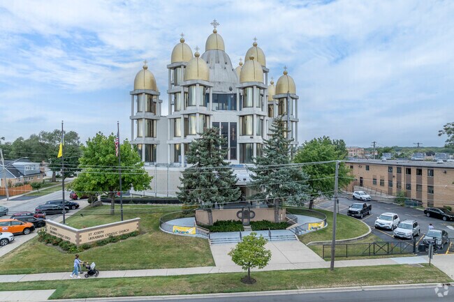 St Joseph Ukrainian Catholic Church is a landmark near the O’Hare neighborhood.
