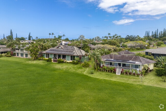 Princeville is known for its lush green surroundings.