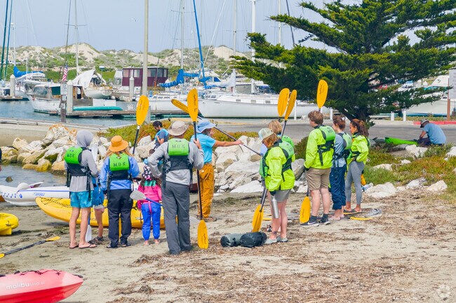 In Moss Landing, California sea kayaks are all the rage. Take the family!