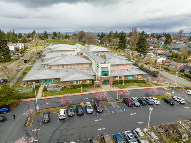 Highland Park Elementary School Aerial view.