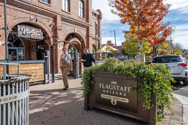 Flagstaff is a popular base for visiting Sedona and the Grand Canyon.