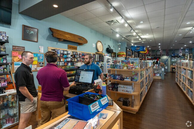 Tabletop gamers meet at Cape Fear Games in Long Leaf Hills.