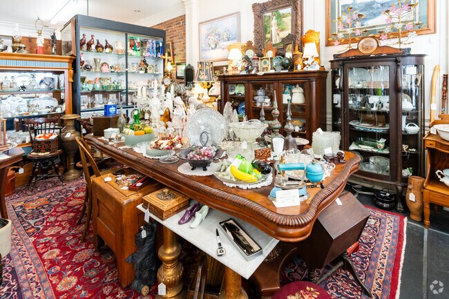 Treasury Antiques is a popular stote in downtown Selma, NC.