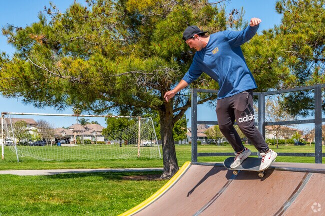 Showoff your tricks at the skatepark at Regency Community Park.