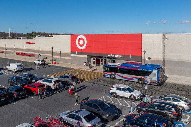 Barta bus follows its routes throughout Spring Ridge nearby the target in Broadcasting Square.