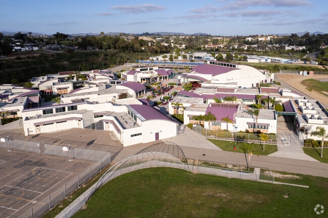 The back of the campus at 
Madison Middle School in Oceanside.