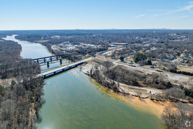 The beautiful Catawba River borders the Eastern side of Mount Holly.