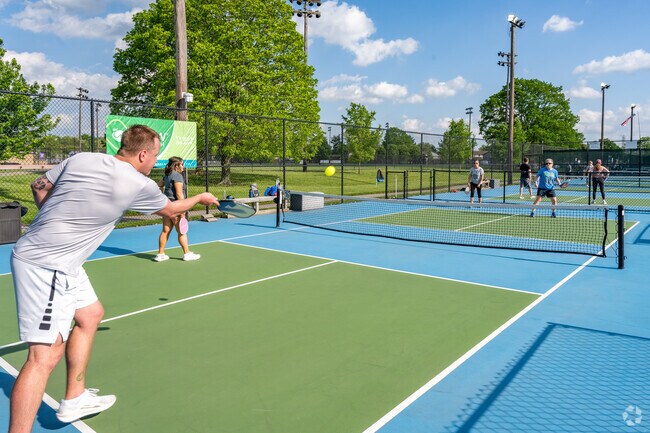The Middletown Pickleball Association meets at Lefferson Park for friendly, competitive games.
