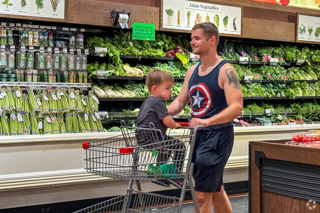 Picking up a few groceries at ShopRite in Lumberton.