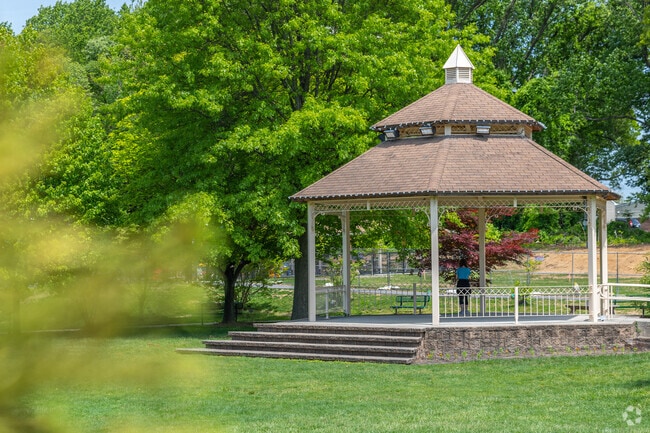 Catch some Broomall shade in the pavilion at Veteran Memorial Park.