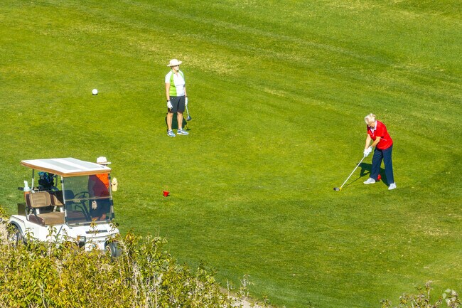 Senior residents at Ivey Ranch Country Club in Thousand Palms can relish daily golf.