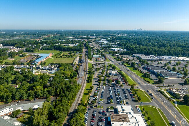 The commercial section of the Sterling neighborhood of Charlotte, NC.