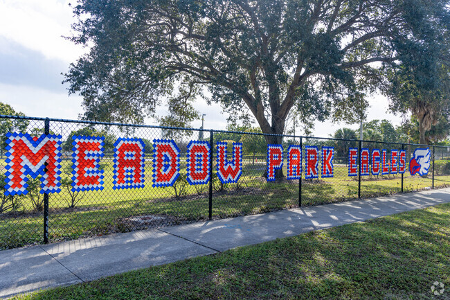 Meadow Park elementary school shows school spirit.