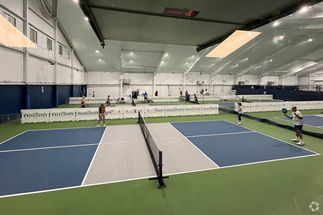 Residents of all ages love playing pickleball at Pickleball Plus in West Hempstead.