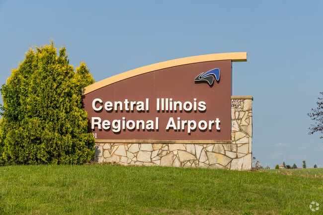 Central Illinois Regional Airport is just  minutes from Eagle Crest.