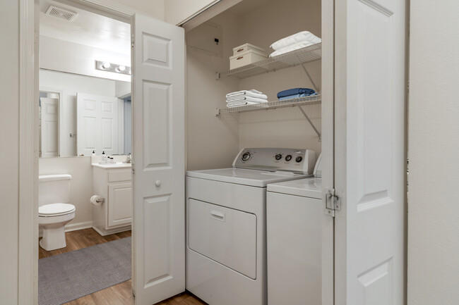In-unit washer and dryer