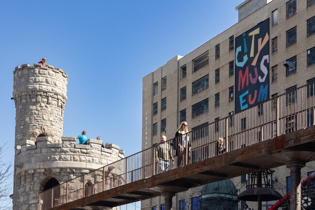 Explore hidden tunnels & climb whimsical rooftops at City Museum near Penrose.
