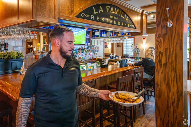 Don’t miss La Familia Restaurante for a taste of Italian and Portuguese dishes, Oakland, MA.