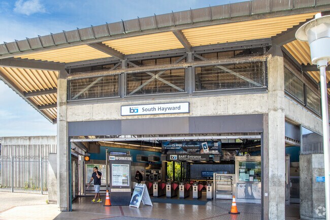 Mission-Garin locals access convenient public transport at the South Hayward BART Station.
