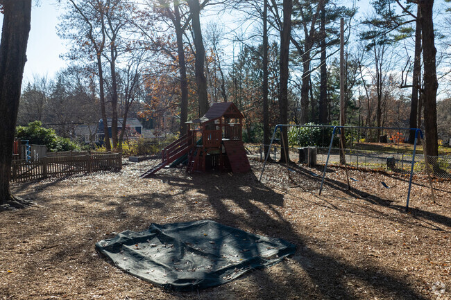 Summit Montessori School includes a playground on campus.