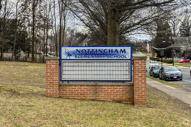 Sign for Nottingham Middle School