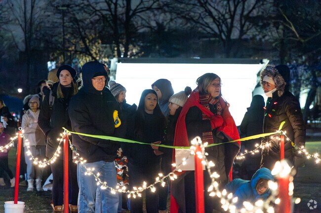 Elmhurst celebrates the season at the Tree Lighting in Wilder Park.