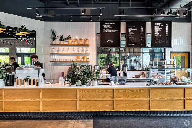 New Albany offers several different shops and cafe's located right off of Market Street.