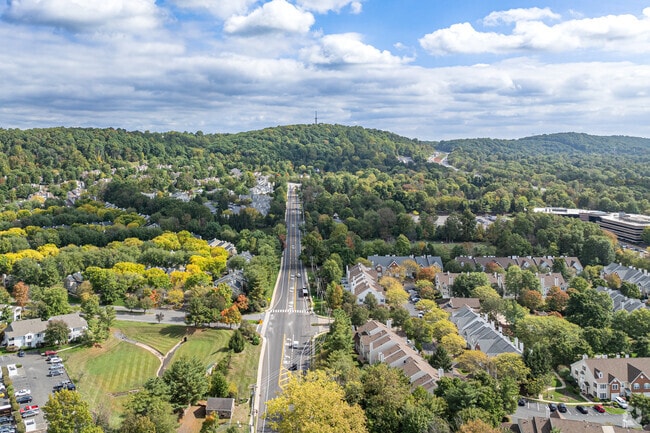 The Hills is located in the lush, green Watchung Mountains.