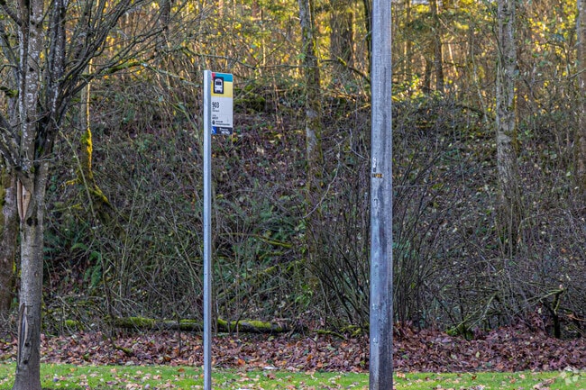 The King County Metro provides public transportation with bus stops along Campus Drive.