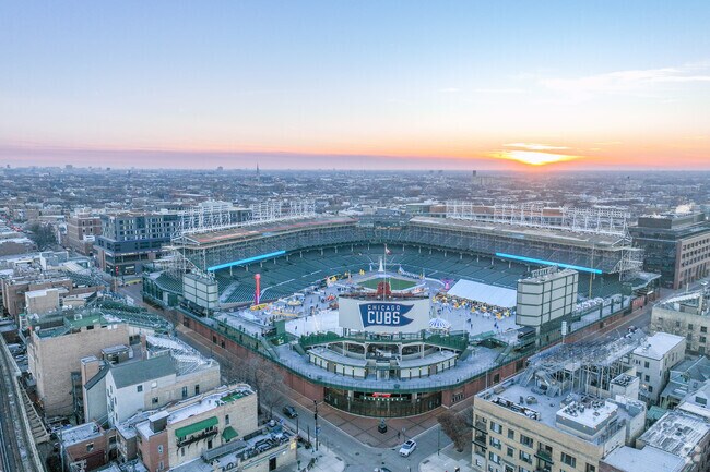 Residents of West Graceland can enjoy events at Wrigley Field.