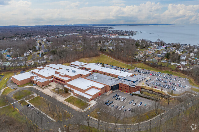 Check out the Joseph A. Foran High School at 80 Foran Rd, Milford, CT 06460.