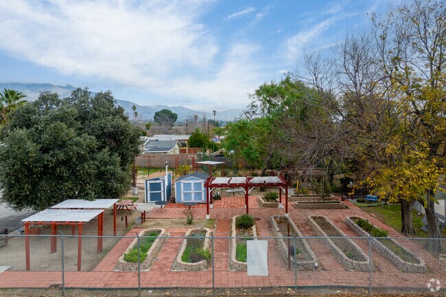 Speicher Memorial Park offers the community a place to garden.