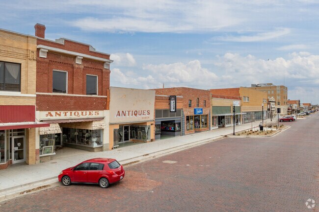 Plainview's downtown of wide, red brick streets has been evolving with new development.